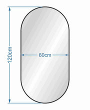 Carregar imagem no visualizador da galeria, Espelho Retoval Alumínio 60x120cm
